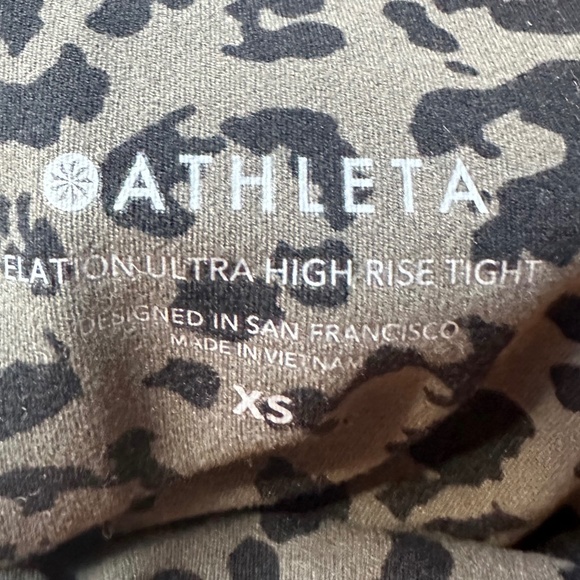 Leopard Elation Ultra High Rise Tights Leggings Sz XS - Picture 7 of 8